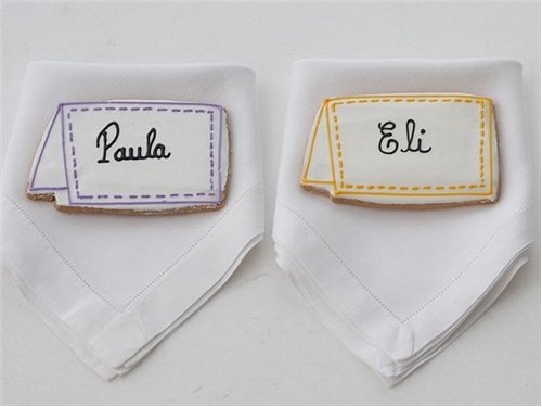 Place Card Cookies