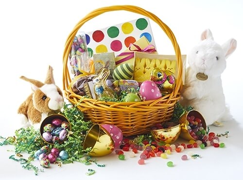 Deluxe Hey Easter Bunny Gift Basket